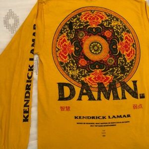 KENDRICK LAMAR DAMN YELLOW LONG SLEEVE